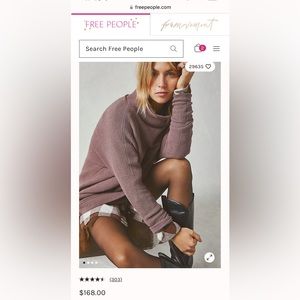 Free People Ottoman slouchy sweater